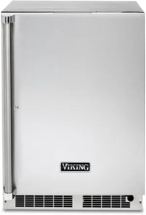 Front view of the Viking VRUO5241DRSS outdoor refrigerator